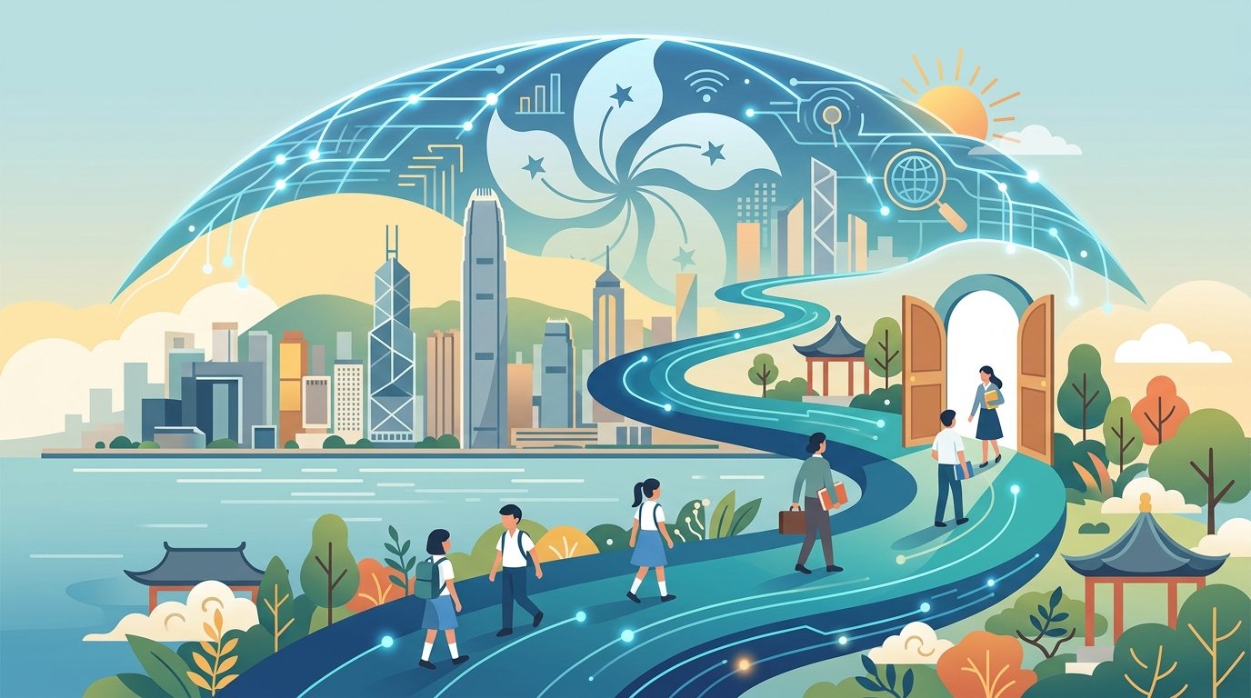 Illustration: Hong Kong police launch AI-powered national security platform for school pupils