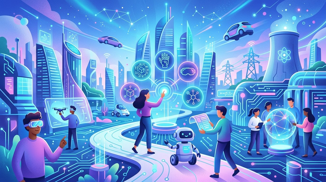 Illustration: What Tech Will Look Like in 2030: 10 Bold Predictions