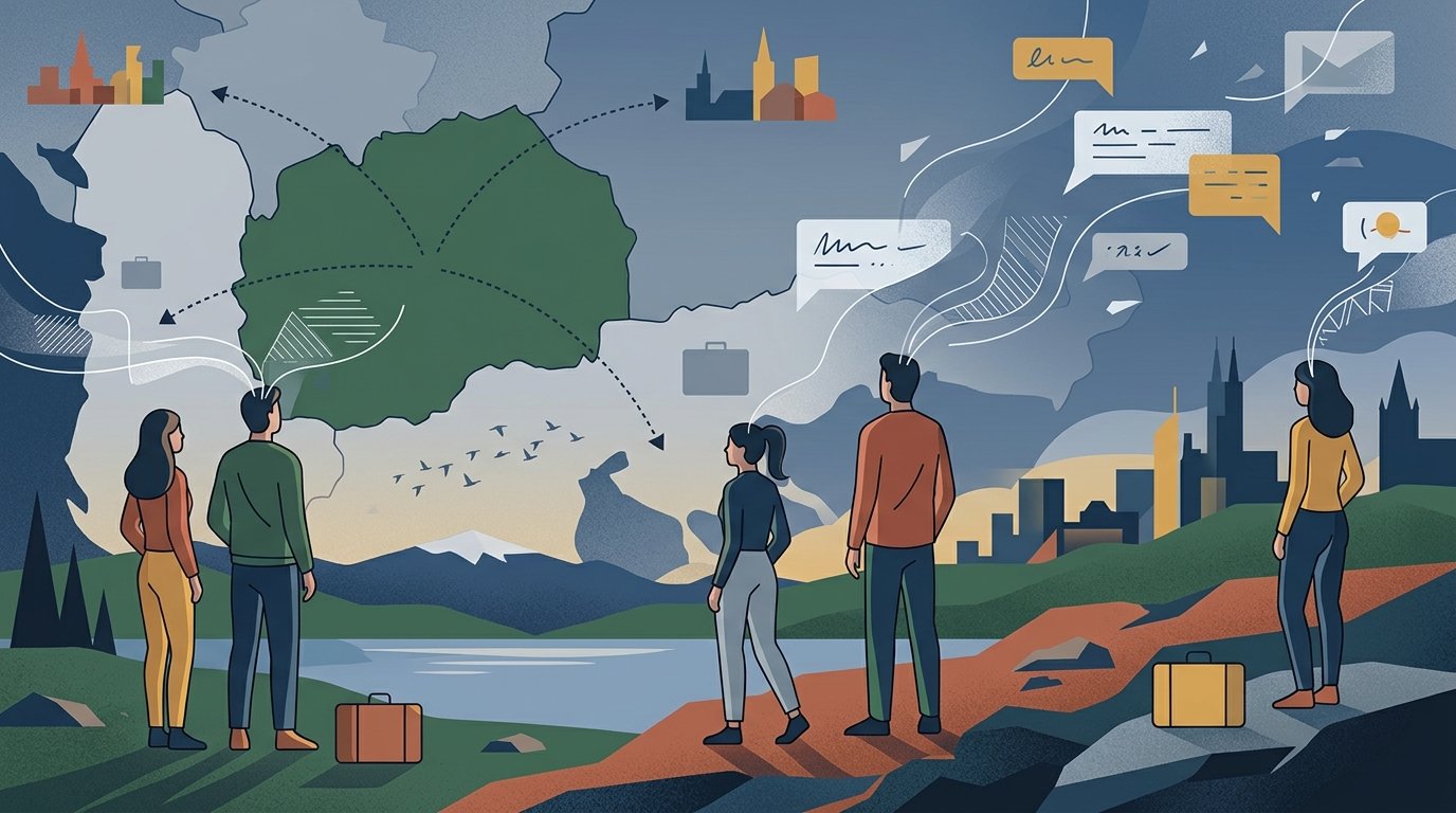 Illustration: Students air their frustrations anonymously online as emigration tempts many young people in North Macedonia
