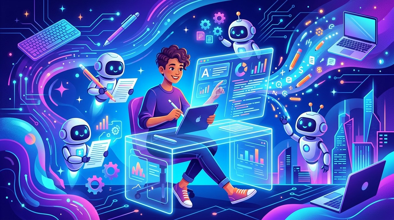 Illustration: The Best AI Writing Tools for Content Creators