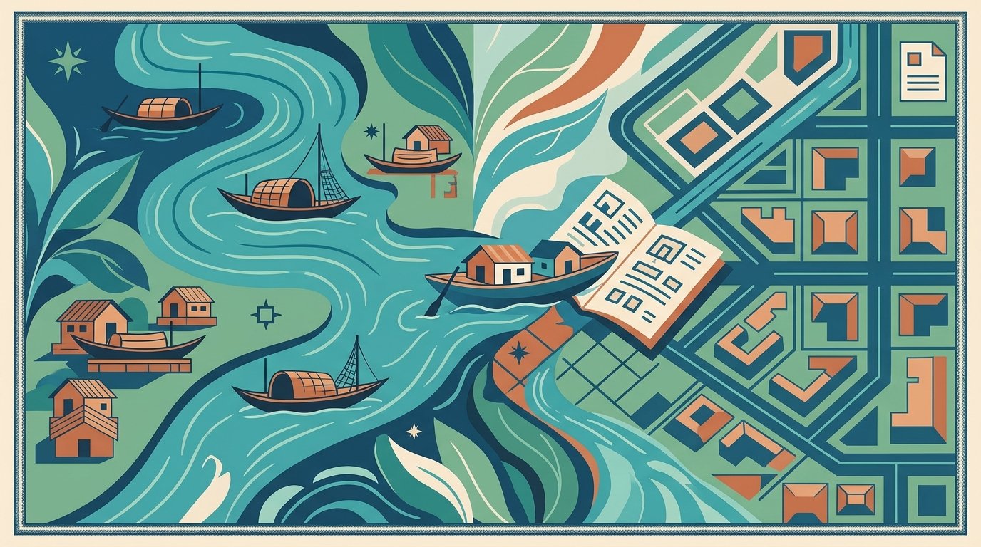 Illustration: Built for boats, adrift on land: Bangladesh’s Bede community struggles with a fixed-address system