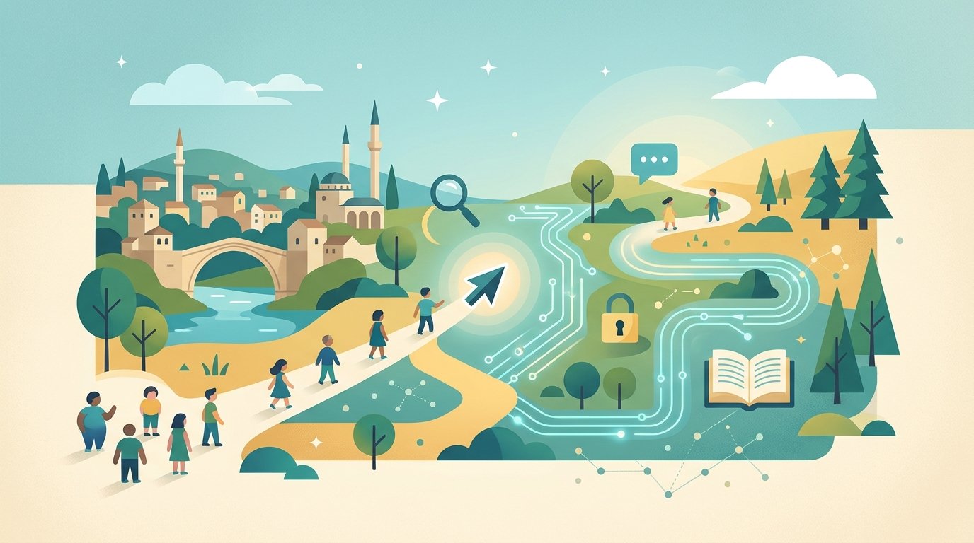 Illustration: In Bosnia and Herzegovina, children with Down syndrome are using a video game to safely navigate the internet