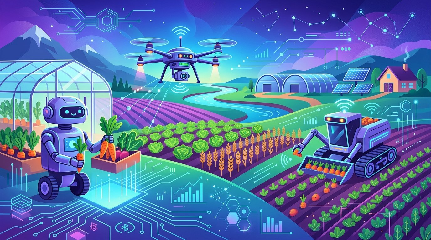 Illustration: How Robots Are Changing Farming