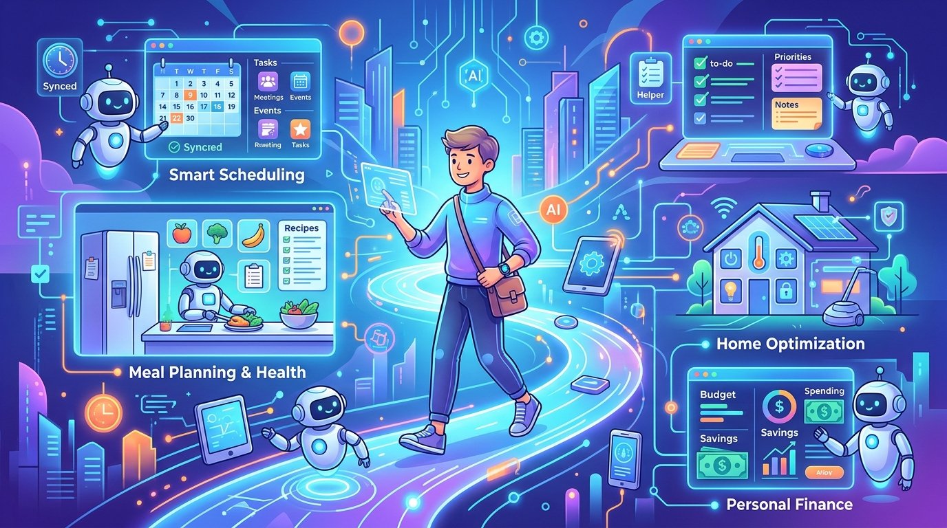 Illustration: 5 Ways AI Can Organize Your Daily Life