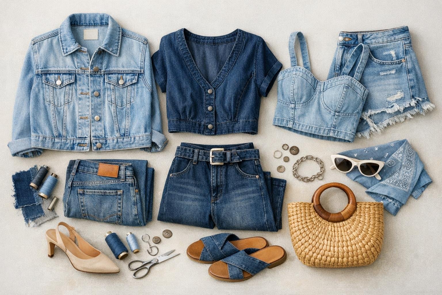 Denim fashion design