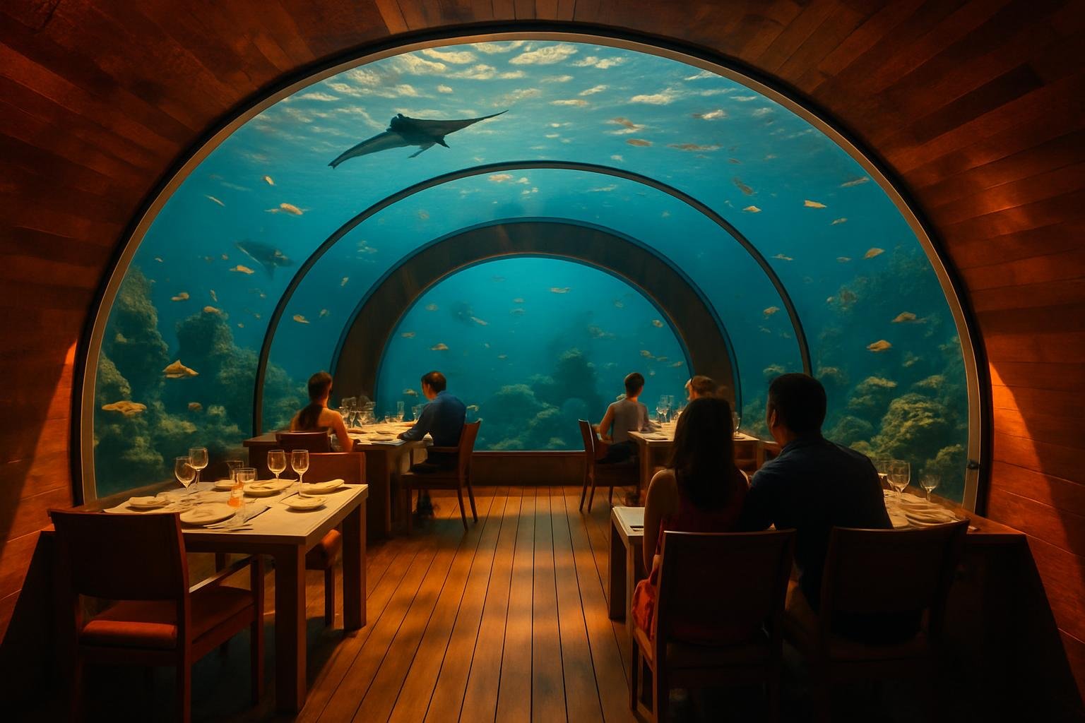 Dinner Underwater at Ithaa Restaurant Guide